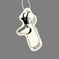 Paper Air Freshener Tag W/ Tab - Antelope Head